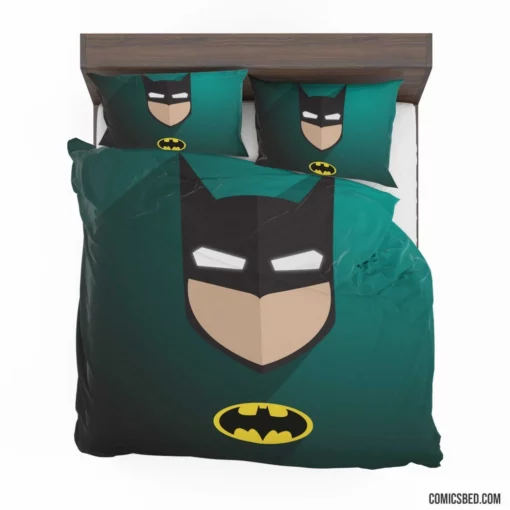 Batman Minimalist Symbolic Hero Comic Bedding Set 1