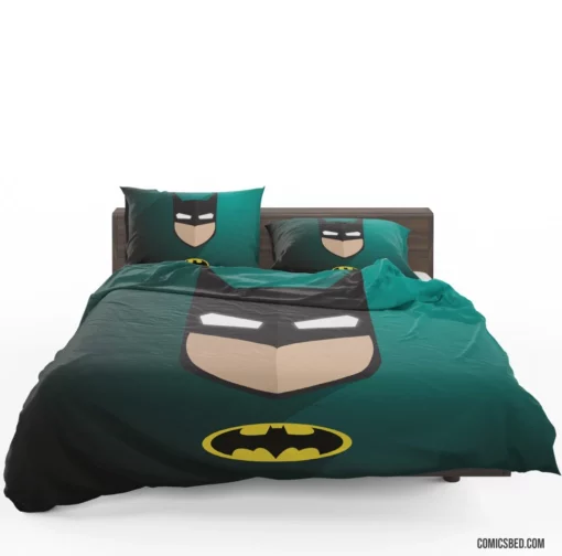 Batman Minimalist Symbolic Hero Comic Bedding Set