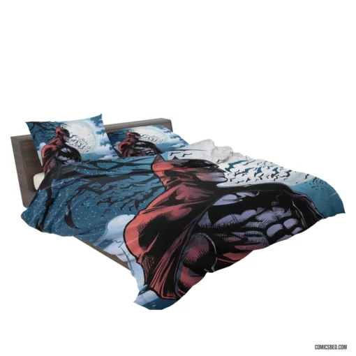 Batman Moon Bat Nocturnal Guardian Comic Bedding Set 2