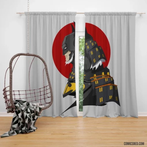 Batman Ninja Dark Feudal Knight Comic Curtain