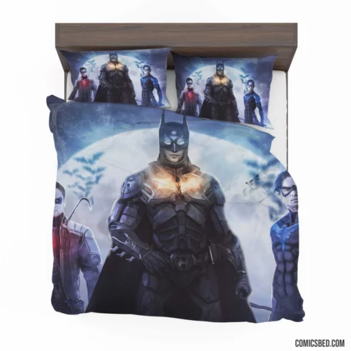 Batman Red Hood Nightwing DC Trio Comic Bedding Set 1