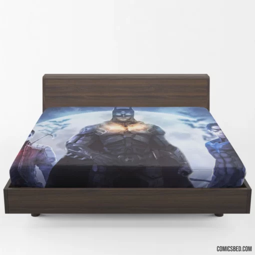 Batman Red Hood Nightwing DC Trio Comic Fitted Sheet