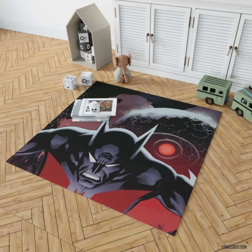 Batman Shadowed Avenger Comic Rug 1