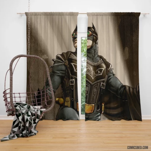 Batman Steampunk Victorian Vigilante Comic Curtain