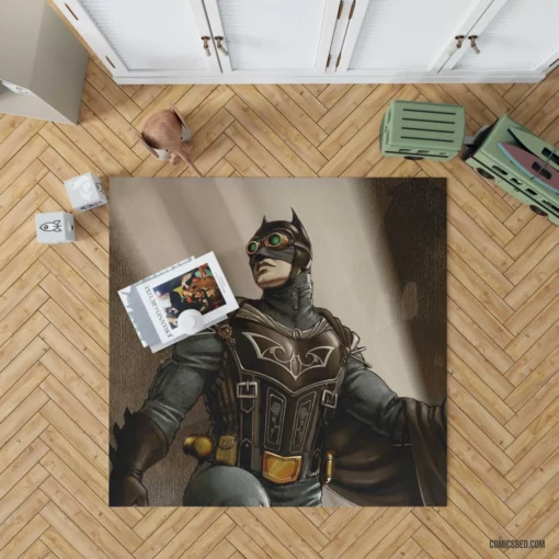 Batman Steampunk Victorian Vigilante Comic Rug