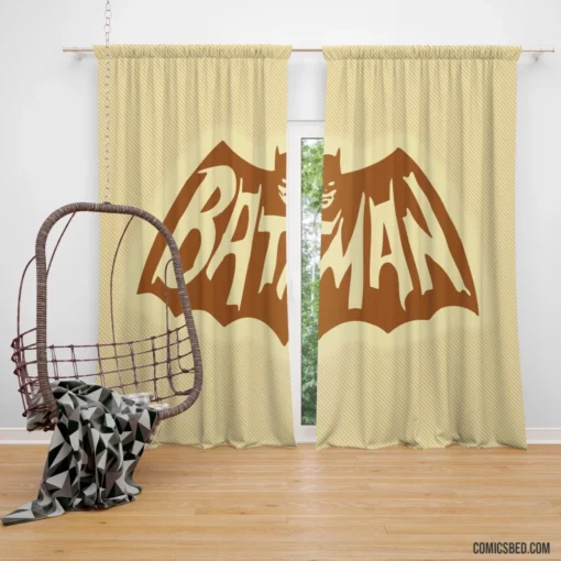 Batman Symbol DC Iconic Emblem Comic Curtain