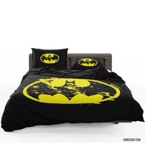 Batman Symbol Dark Knight Emblem Comic Bedding Set