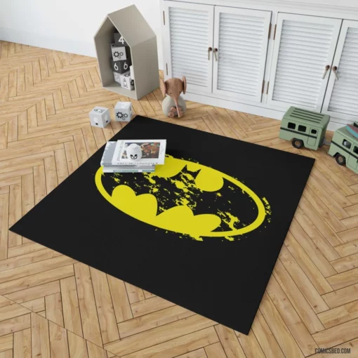 Batman Symbol Dark Knight Emblem Comic Rug 1