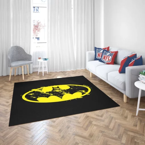 Batman Symbol Dark Knight Emblem Comic Rug 2