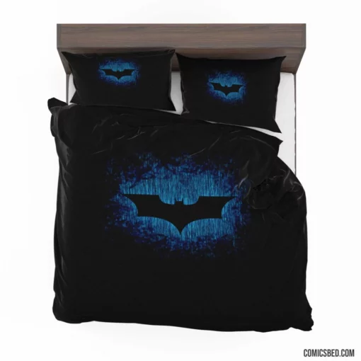 Batman Symbol Gotham Dark Protector Comic Bedding Set 1