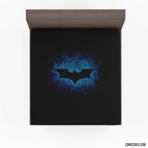 Batman Symbol Gotham Dark Protector Comic Fitted Sheet 1