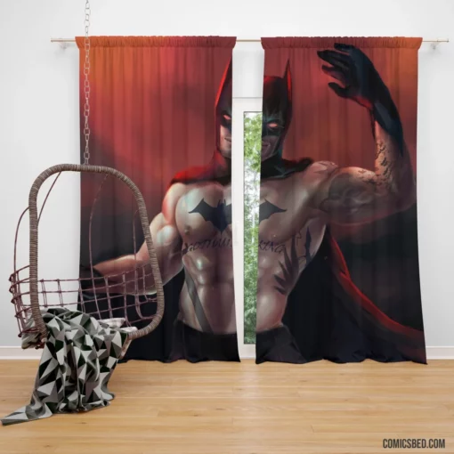 Batman Tattoo DC Dark Knight Comic Curtain