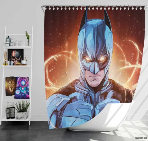 Batman The Dark Knight Adventure Comic Shower Curtain