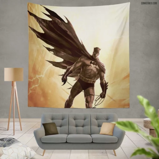 Batman The Dark Knight Returns Comic Wall Tapestry