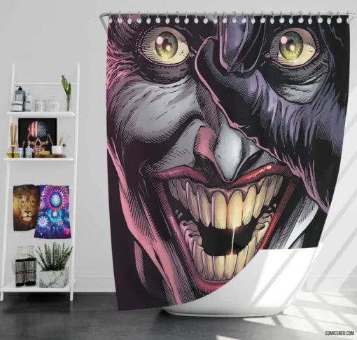 Batman Three Jokers DC Mystery Comic Shower Curtain