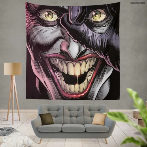 Batman Three Jokers DC Mystery Comic Wall Tapestry