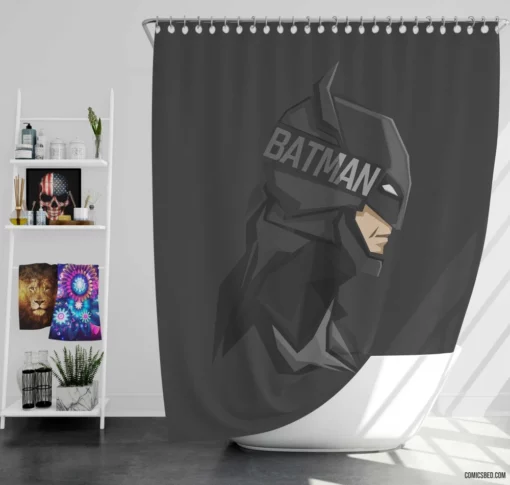 Batman Unleashed Chronicles of Justice Comic Shower Curtain