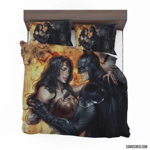 Batman Wonder Woman DC Dynamic Duo Comic Bedding Set 1