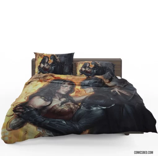 Batman Wonder Woman DC Dynamic Duo Comic Bedding Set