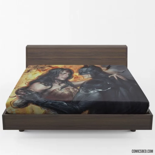 Batman Wonder Woman DC Dynamic Duo Comic Fitted Sheet