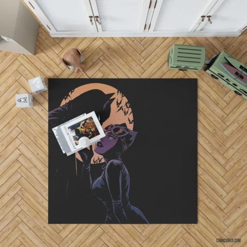 Batman and Catwoman Eternal Partners Comic Rug