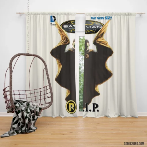 Batman and Robin Heroic Alliance Comic Curtain