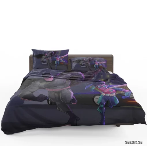 Batman and Robin Unite Dynamic Duo Adventures Comic Bedding Set