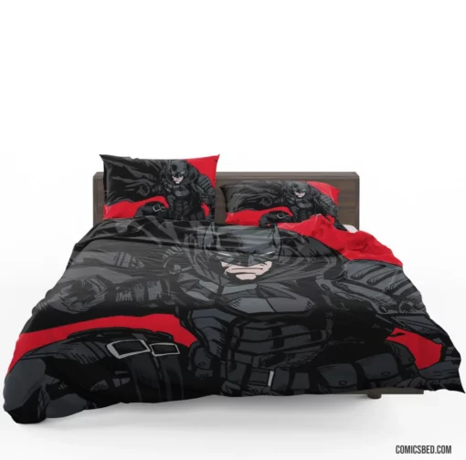 Batman and The Flash Speeding through Crime Comic Bedding Set