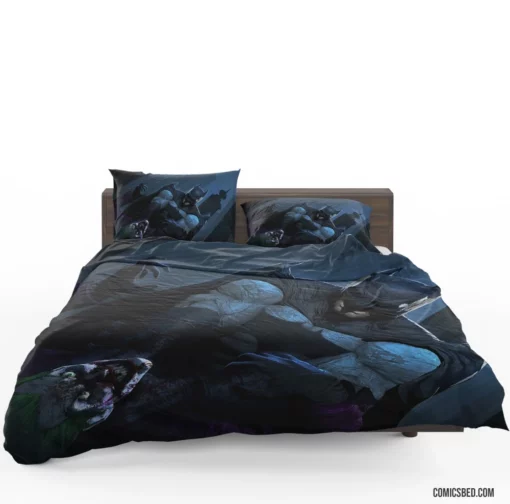 Batman and The Joker Dark Duo Comic Bedding Set