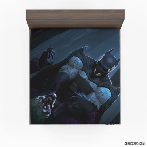 Batman and The Joker Dark Duo Comic Fitted Sheet 1