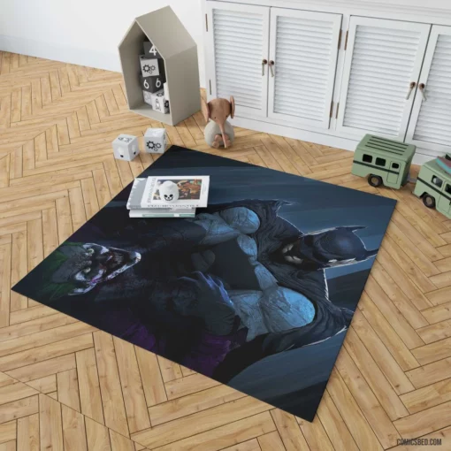 Batman and The Joker Dark Duo Comic Rug 1