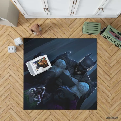 Batman and The Joker Dark Duo Comic Rug