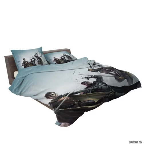 Batman vs. Deathstroke Clash of Titans Comic Bedding Set 2