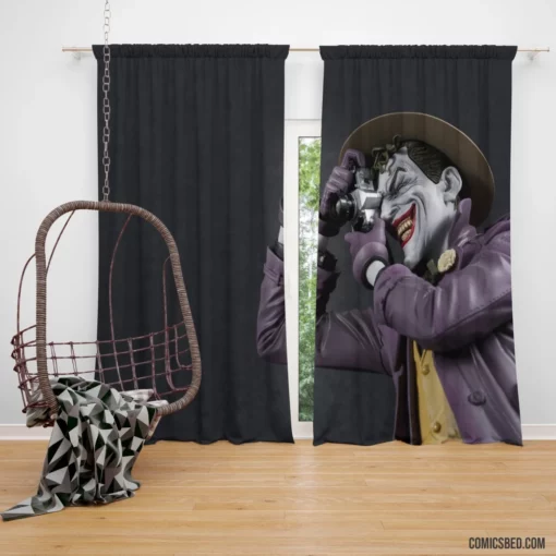 Batman vs. Joker Killing Joke Clash Comic Curtain