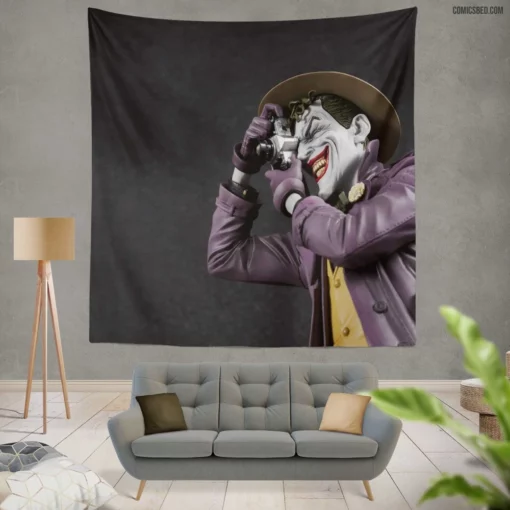 Batman vs. Joker Killing Joke Clash Comic Wall Tapestry