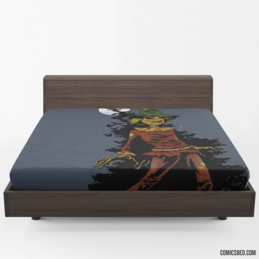 Batman vs. Scarecrow Fear Clash Comic Fitted Sheet