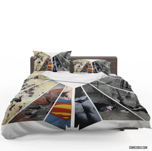 Batman/Superman Worlds Collide Comic Bedding Set