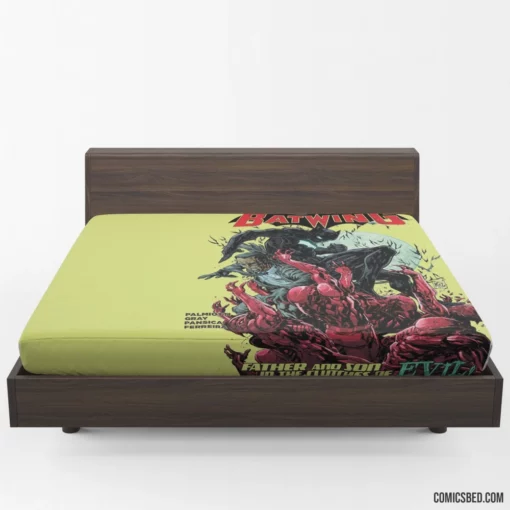 Batwing Gotham High-Flying Hero Comic Fitted Sheet