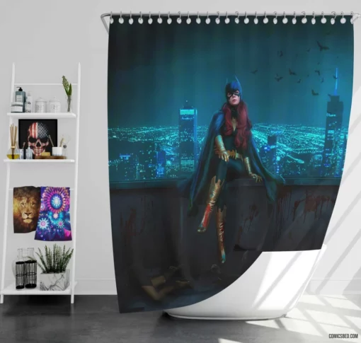 Batwoman DC Bold Protector Comic Shower Curtain