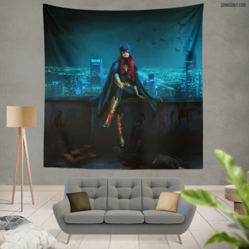 Batwoman DC Bold Protector Comic Wall Tapestry