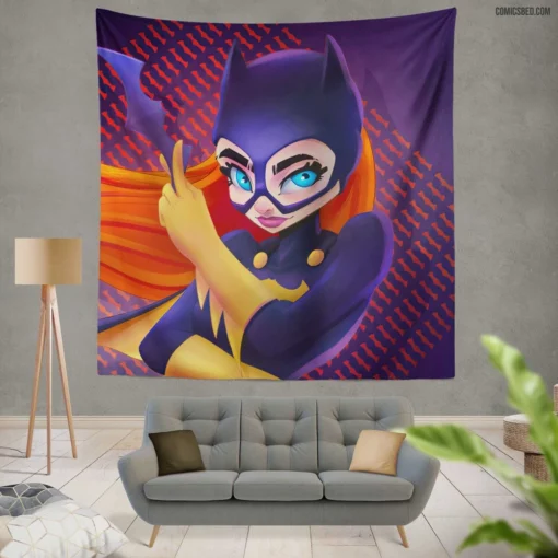 Batwoman DC Scarlet Protector Comic Wall Tapestry