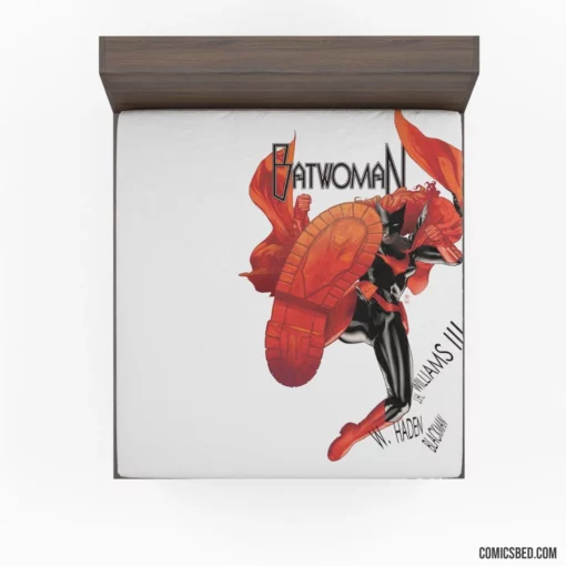 Batwoman Gotham Scarlet Guardian Comic Fitted Sheet 1