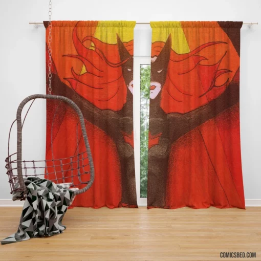 Batwoman Vigilante Heroine Comic Curtain