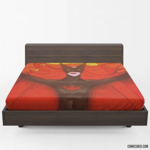 Batwoman Vigilante Heroine Comic Fitted Sheet