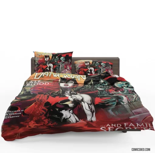 Batwoman Vigilante of Gotham Comic Bedding Set