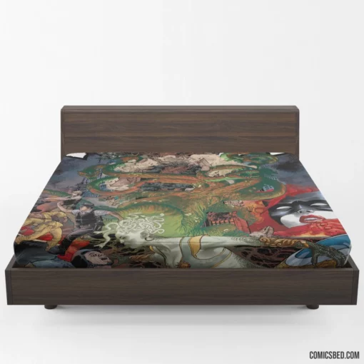 Batwoman vs. Medusa Clash of Icons Comic Fitted Sheet