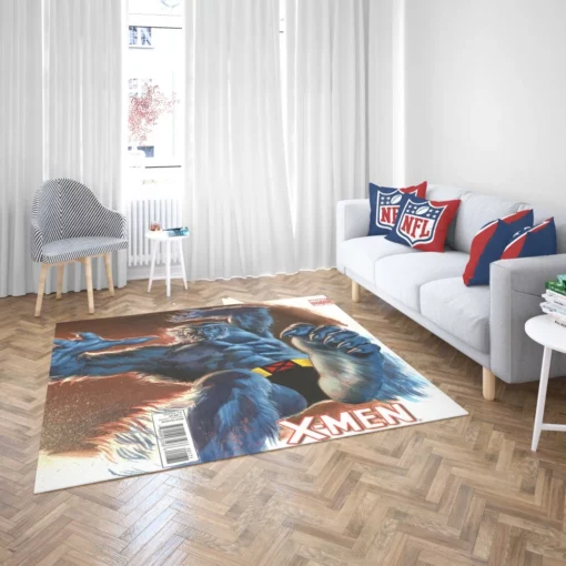 Beast Brilliant Mind Comic Rug 2