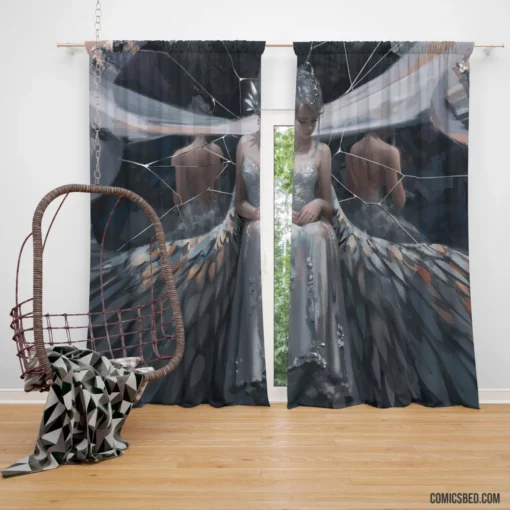 Beautiful Fairy GhostBlade Comic Curtain