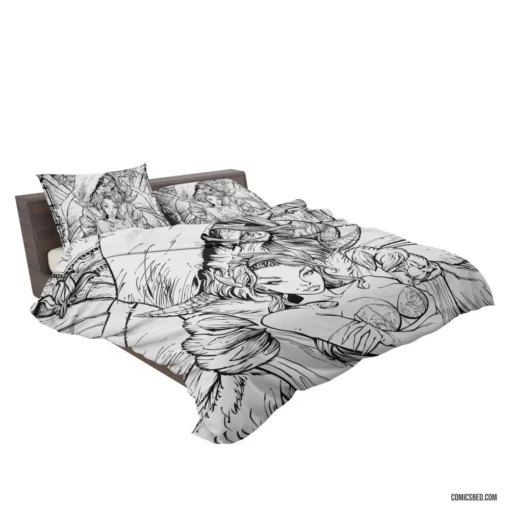 Beauty and the Beast Fairytale Love Comic Bedding Set 2