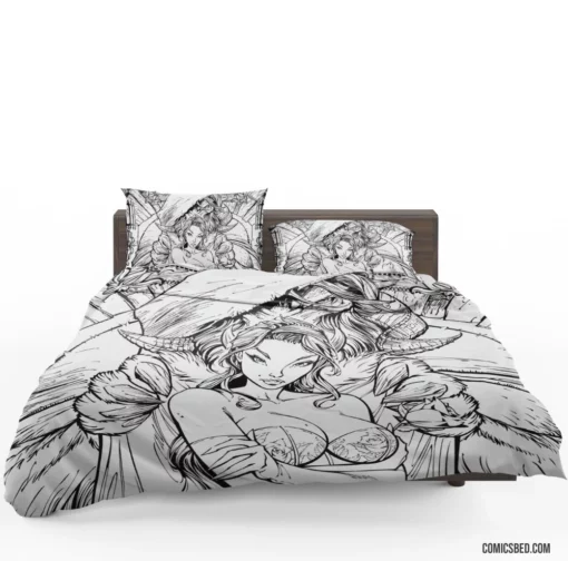 Beauty and the Beast Fairytale Love Comic Bedding Set